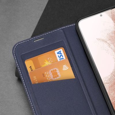 8. Dux Ducis Skin X2 case Samsung Galaxy S23+ flip case wallet stand blue