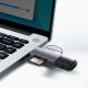 10. Baseus Lite Series USB-A/USB-C 3.0 SD/TF Card Reader - Gray