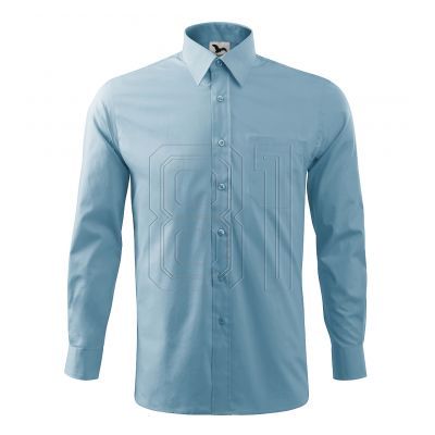 5. Malfini Style LS M MLI-20915 blue shirt