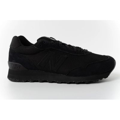2. New Balance men's 515 black suede leather sneakers