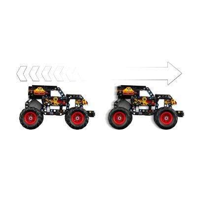 17. LEGO Technic 42219 Monster Jam Grave Digger Fire and Ice
