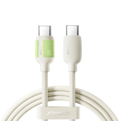 Joyroom S-A53 60W USB-C Cable - USB-C with fluorescent tip 1.2 m - beige