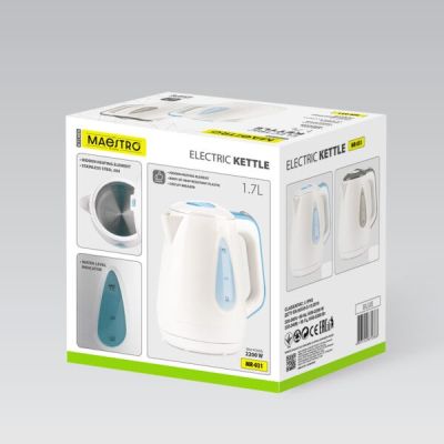 13. Electric kettle 1.7L 2200W MR-031-BLUE MAESTRO
