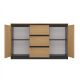5. 2-DOOR 3-DRAWER ANT/ART CHEST OF DRAWERS ARTISAN TABLETOP SET