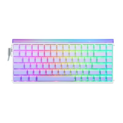 14. gasket HERO84 HE keyboard White+Purple+Gradient+LIGHT JadeKing switch RGB AULA