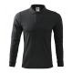 3. Malfini Single J. LS M MLI-21194 ebony gray polo shirt