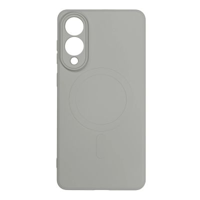 Liquid Silicone Case with MagSafe for Samsung Galaxy S25 Edge - Gray