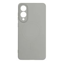 Liquid Silicone Case with MagSafe for Samsung Galaxy S25 Edge - Gray