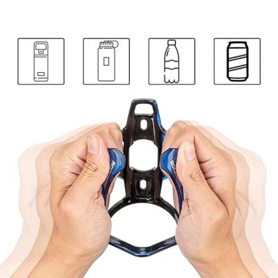 4. Rockbros FK338 Bike Bottle Holder - Black and Blue