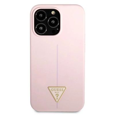 3. Guess Silicone Triangle Case for iPhone 13 Pro / 13 6.1" - Purple