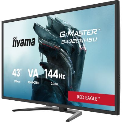 3. iiyama G-MASTER Monitor Take your gaming to the next level with the 43" G4380UHSU monitor