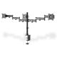 16. Triple desk stand (clamp) 3xLCD max. 27" max. 8kg tilt and swivel 360° (PIVOT)
