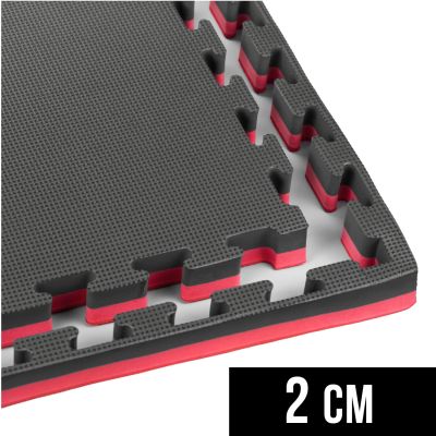 21. Exercise mat with Safety Certificate - Puzzle 1x1m - Tatami 2 cm