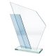 6. Glass trophy with a broken base