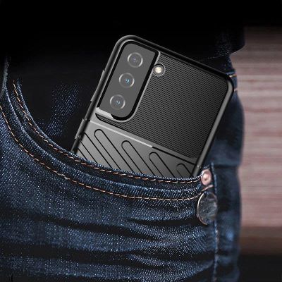 7. Thunder Case for Samsung Galaxy A14 5G silicone armor case blue