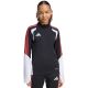 adidas Tiro 26 Competition Training Top Kids Sweatshirt Black, White, and Red KC3783