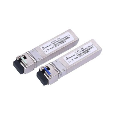 Extralink SFP+ WDM SFP+ 10G 10Gbps 1270/1330nm module, single mode, 20km, LC, DOM, pair