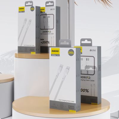 8. Dudao L9C Max 240W PD USB-C - USB-C Cable 1.2m - White