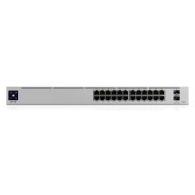Ubiquiti UniFi Pro 24-Port PoE Managed L2/L3 Gigabit Ethernet (10/100/1000) PoE Support 1U Silver