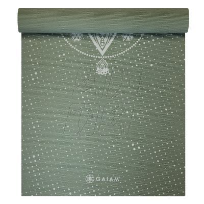 2. Gaiam Celestial Green Yoga Mat 5 MM 64950