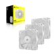 6. Corsair RS120 Computer Case Fan 12cm White 3 pcs.
