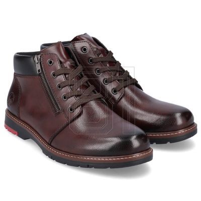 24. Comfortable leather boots insulated with wool Rieker M RKR625 brown