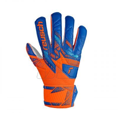 2. Reusch Attrakt Solid Finger Support Jr 5472510 2290 Goalkeeper Gloves