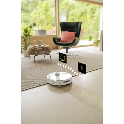 6. Cleaning robot with KARCHER RVM 4 Comfort base