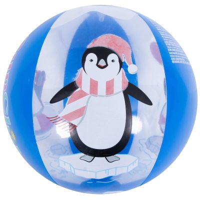 4. INFLATABLE BEACH BALL 50CM PENGUIN MAGIC INK 53060