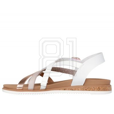 5. Skechers Bobs Desert Kiss Low sandals - Peak Rank W 114709-WHT