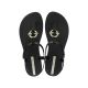 Ipanema Sandal Class women's flip-flop sandals fashionable black with gold