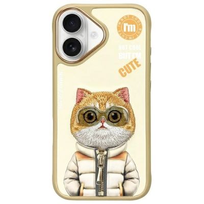 Nimmy Cool&Cute 2.0 Cat Case for iPhone 16 - Green