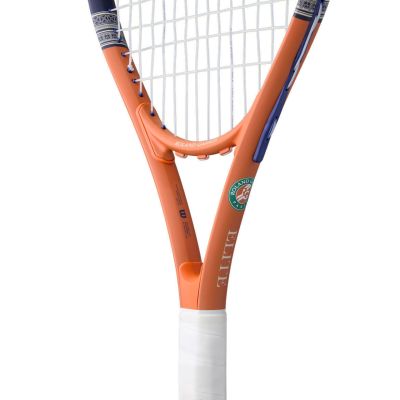 5. Wilson Roland Garros Elite RKT 3 4 3/8 navy blue and orange tennis racket WR193210U3