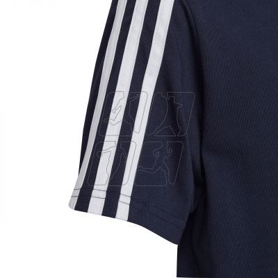 5. adidas Essentials 3-Stripes Cotton Loose Fit Boyfriend Tee Jr IC3638