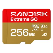 Sandisk Extreme Go microSD UHS-I 256GB MicroSD 240MB/s(R) / 160MB/s(W)