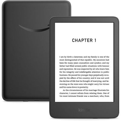 4. New Kindle (11th Generation) Ebook Reader - 2024 release 6" glare-free 16GB Wi-Fi (Ad-supported) Black