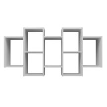 BILBAO 7.0 WALL-MOUNTED SHELVES, MATTE WHITE