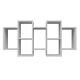 BILBAO 7.0 WALL-MOUNTED SHELVES, MATTE WHITE