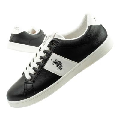 US Polo Assn. shoes sneakers men's fashionable black comfortable