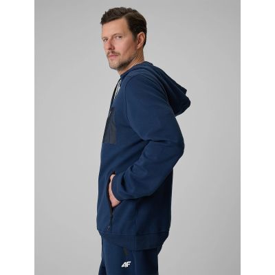 3. Men's regular hooded sweatshirt 4F 4FRSS26TSWSM2975-20S