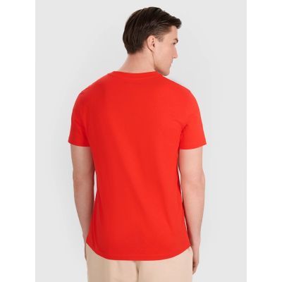 3. Men's regular t-shirt with volleyball print 4F 4FRAW25TTSHM3319-62S