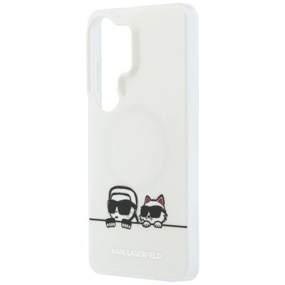 6. Karl Lagerfeld IML Peekaboo Karl&Choupette MagSafe Case for Samsung Galaxy S26 Ultra - Transparent