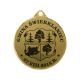 Metal Medal with Engraving on Laminate