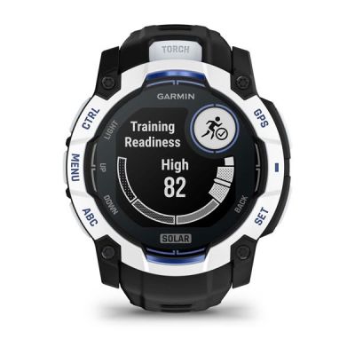 12. Garmin Instinct 3 Solar 010-02935-03 Smartwatch 50mm Black and White