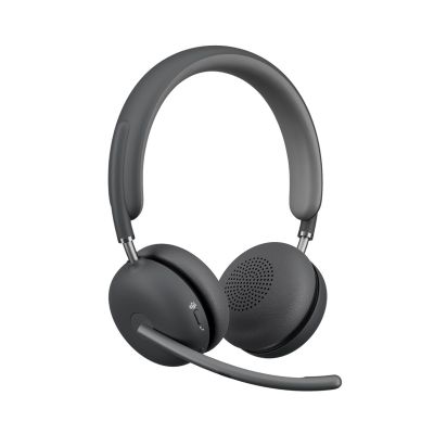 4. Logitech Zone Wireless 2 Headset Wired & Wireless Headband Office/Call Center USB Type-C Bluetooth Graphite