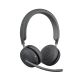 4. Logitech Zone Wireless 2 Headset Wired & Wireless Headband Office/Call Center USB Type-C Bluetooth Graphite
