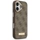 4. Guess 4G Logo Plate MagSafe case for iPhone 17 - brown