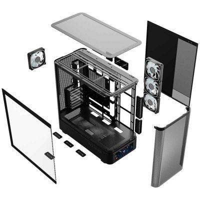 10. MODECOM VOLCANO AQ 500 ARGB MIDI BLACK CASE