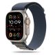 7. Tech-Protect Nylon Pro Strap for Apple Watch 4 / 5 / 6 / 7 / 8 / 9 / SE / Ultra 1 / 2 (42/44/45/49 mm) - Blue-Gray