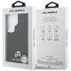 8. Karl Lagerfeld Saffiano KC Metal Logo MagSafe Case for Samsung Galaxy S26 Ultra, Black